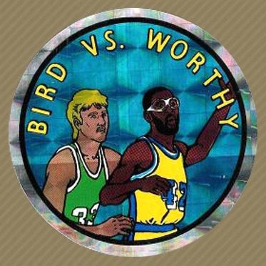 1985 Prism-Jewel Stickers 03 Bird vs Worthy